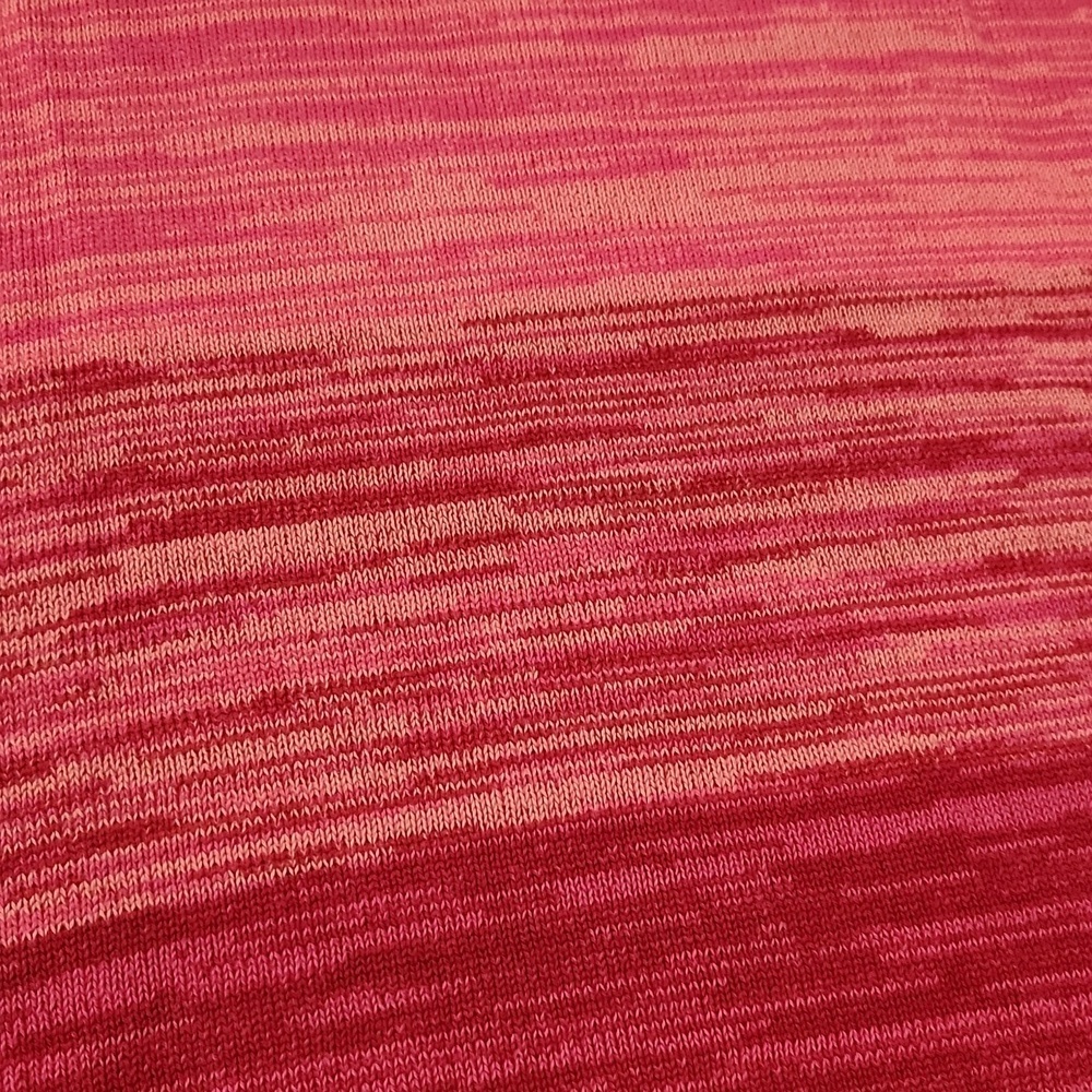 Bobbie Brooks Woman 18W 20W 100% Cotton Ombre Knit Sweater Pink Red Short Sleeve - Picture 6 of 6